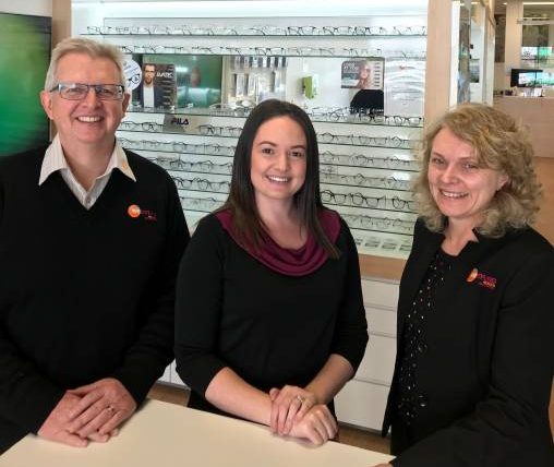 Eye care staff at Orange Westfund Eye Care Centre