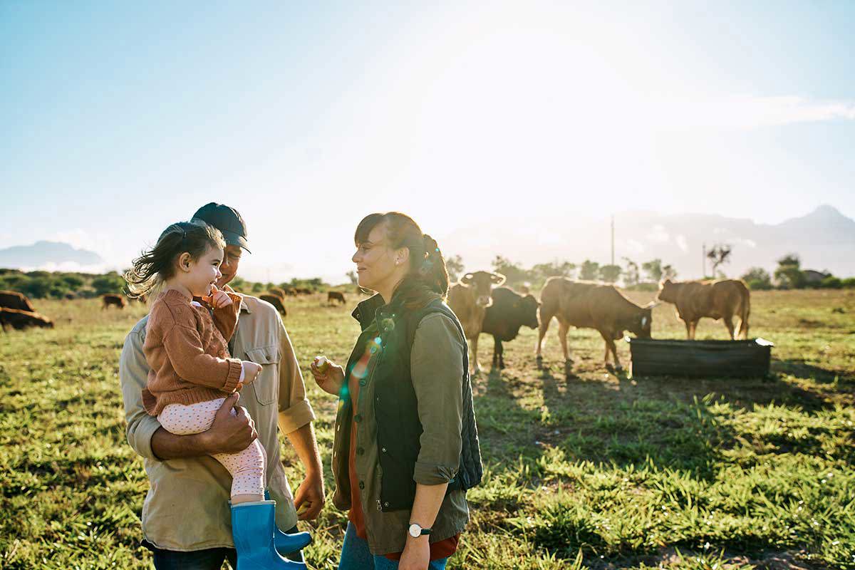 Farmer family